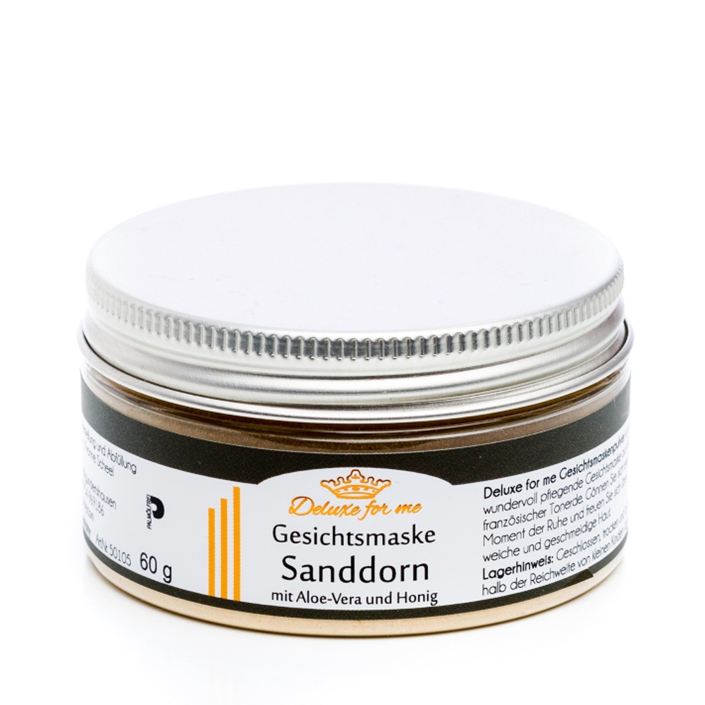 Feuchtigkeitsspendende Gesichtsmaske mit Sanddorn und Klee 50 ml - UZDROVISCO main image 0